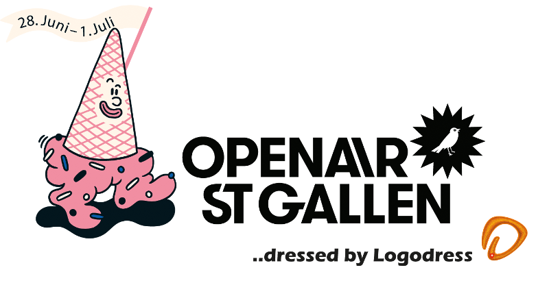 Open Air St Gallen dressed by Logodress Open Air St Gallen dressed by Logodress